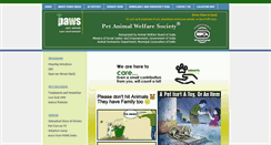Desktop Screenshot of pawsindia.org